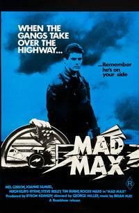 Mad Max Movie Poster featuring Mel Gibson - 1979