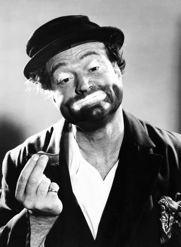 Red Skelton as Freddie The Freeloader portrait print