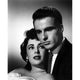 A Place In The Sun movie poster print featuring Elizabeth Taylor and Montgomery Clift.