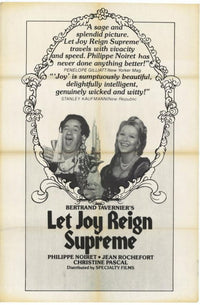 Let Joy Reign Supreme Movie Poster 11x17 inspirational art print.
