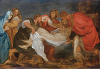 The Entombment Fine Art Poster Print inspired by Follower of Peter Paul Rubens.