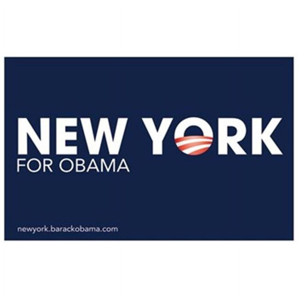 Barack Obama New York for Obama Campaign Poster 17x11