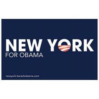 Barack Obama New York for Obama Campaign Poster 17x11