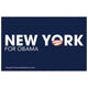 Barack Obama New York for Obama Campaign Poster 17x11
