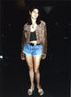 Marisa Tomei posed in blue shorts photo print