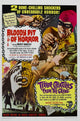 Bloody Pit of Horror movie poster featuring Terror-Creatures from the Grave, 1965 vintage design.