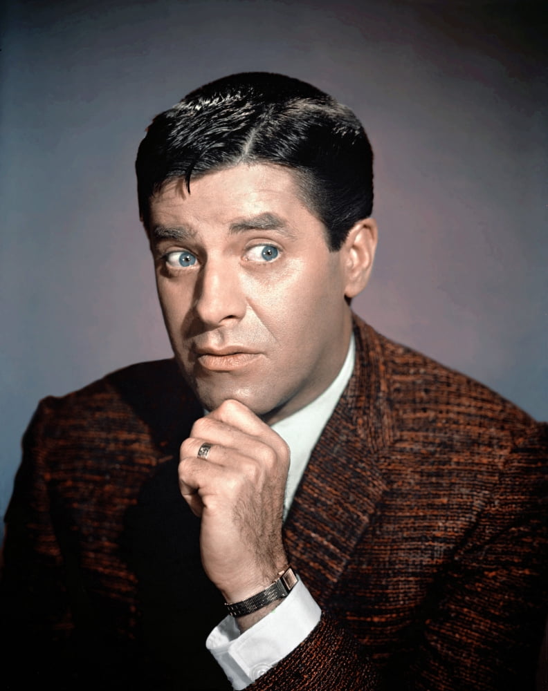 Jerry Lewis 1950s photo poster print, perfect for vintage decor.