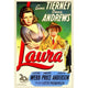 Laura Movie Poster Print 27x40 - Classic film art