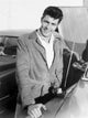 Dale Robertson portrait photo print with classic cars