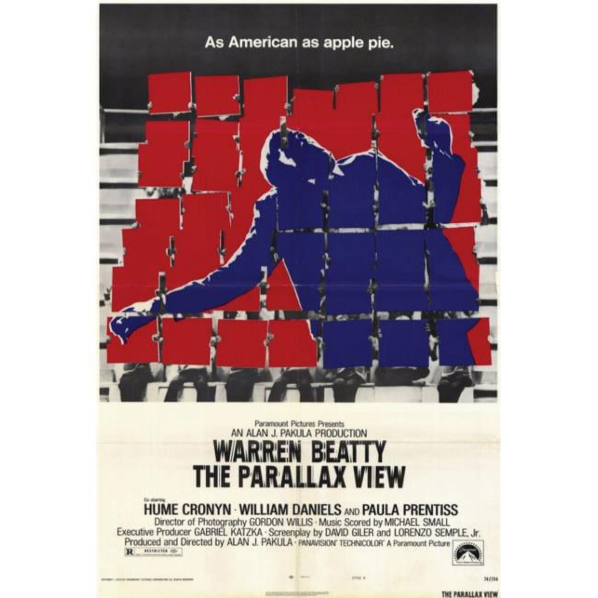 The Parallax View Movie Poster Print 27x40