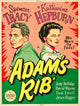 Adam's Rib Movie Poster Print featuring Spencer Tracy and Katharine Hepburn