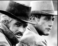 Butch Cassidy and the Sundance Kid photo print featuring Robert Redford and Paul Newman