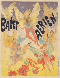 Ballet Aerien Poster Print showcasing elegant dance art