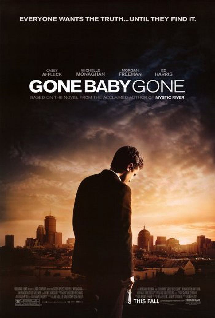 Gone Baby Gone movie poster print in 11 x 17 size.