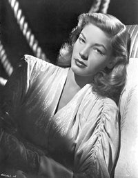 Lauren Bacall classic Hollywood photo print, available in multiple sizes.