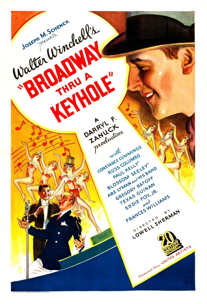 Broadway Thru A Keyhole Movie Masterprint Poster (1933)