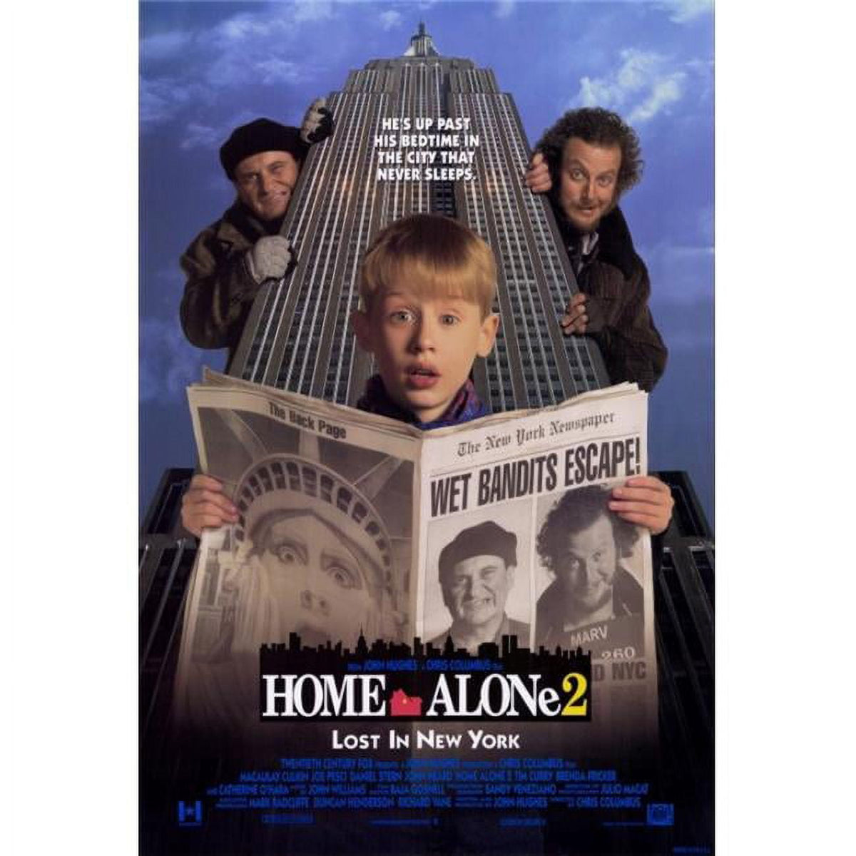 Home Alone 2 Lost in New York Movie Poster Print 27x40