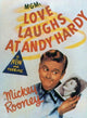 'Love Laughs at Andy Hardy' movie poster print - 27x40 inches.