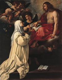 Jesus Appears to the Blessed Margaret The Carthusian Poster Print