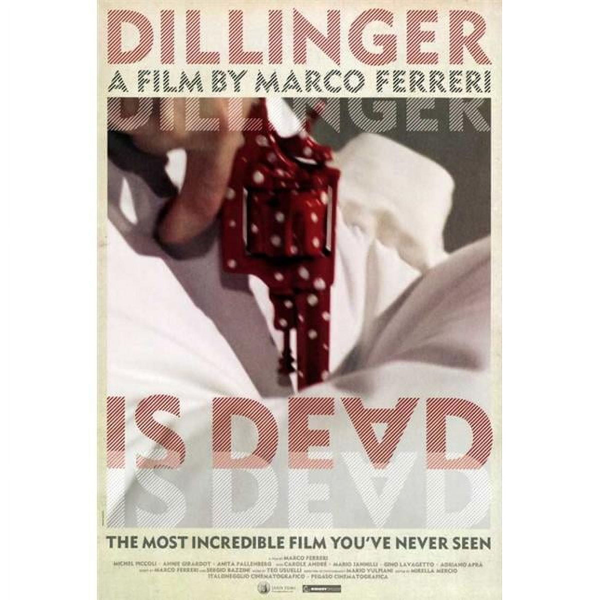 Dillinger Is Dead movie poster print, 27x40 inches on premium paper.