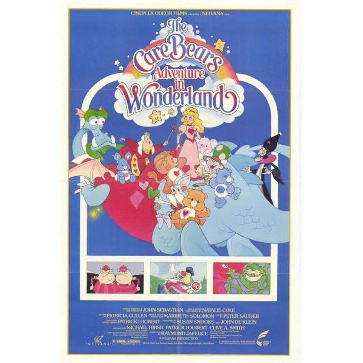 Care Bears Adventure in Wonderland Movie Poster Print 27x40