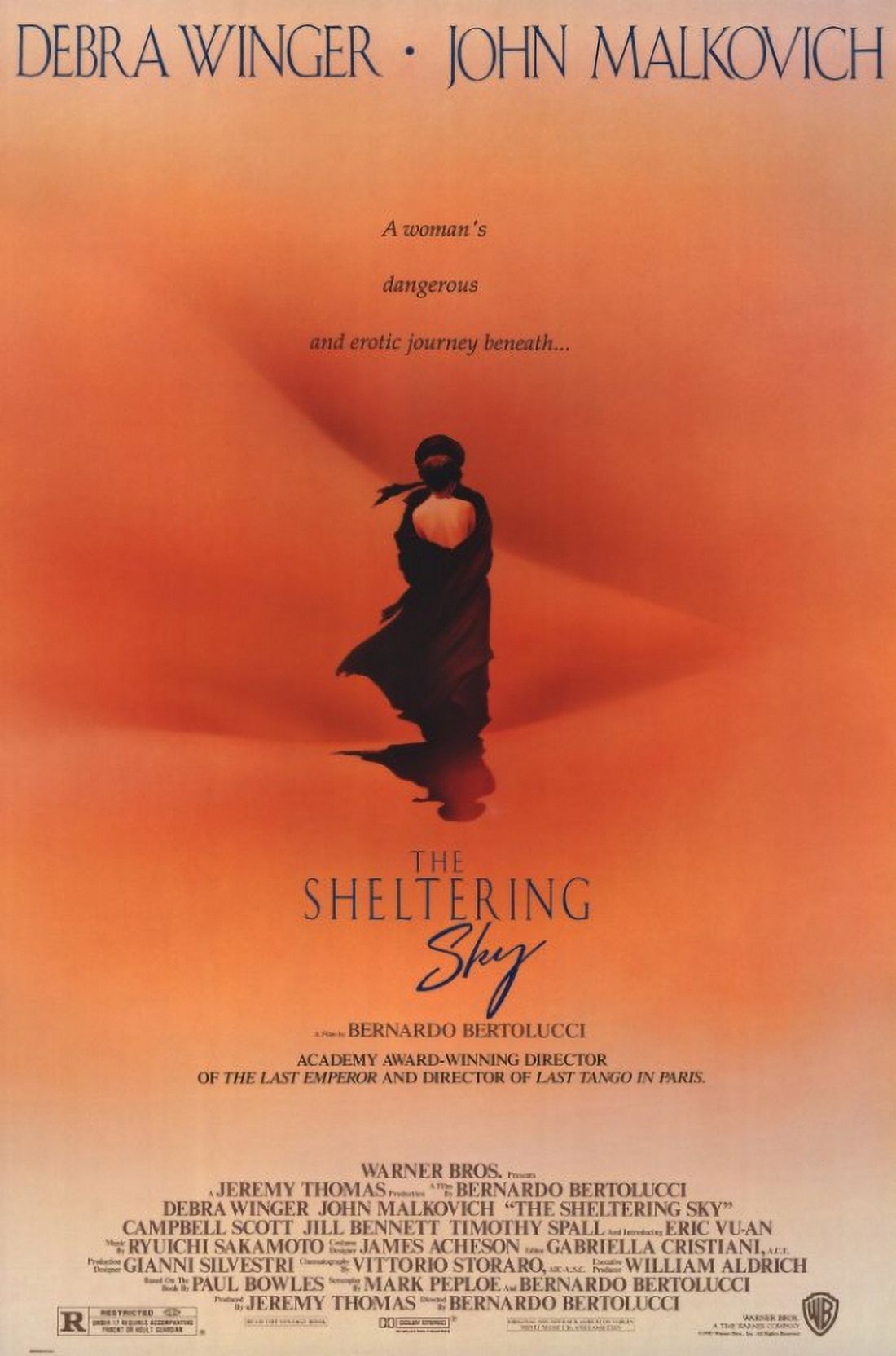 The Sheltering Sky movie poster 11x17 print