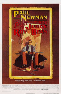 The Life and Times of Judge Roy Bean movie poster print featuring Paul Newman, 1972.