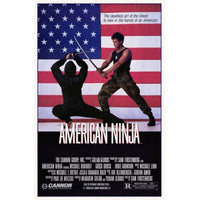 American Ninja movie poster 11x17 print showcasing action and adventure.