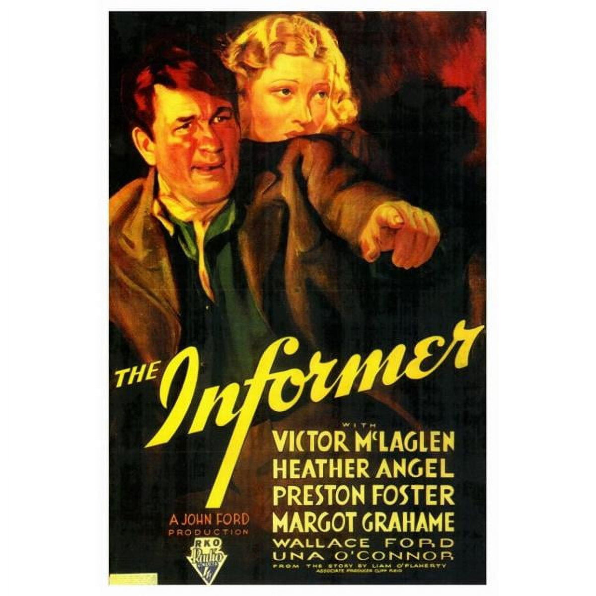 The Informer Movie Poster Print showcasing cinematic art.