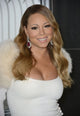 Mariah Carey at the Empire State Building press conference for Valentine's Day, February 2014.