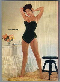 Mara Corday One Piece Photo Print with hands on head, 8x10