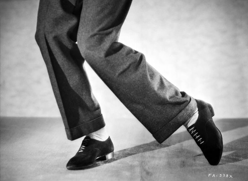Fred Astaire candid black and white photo print