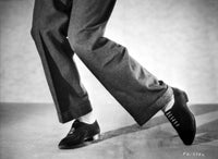 Fred Astaire candid black and white photo print
