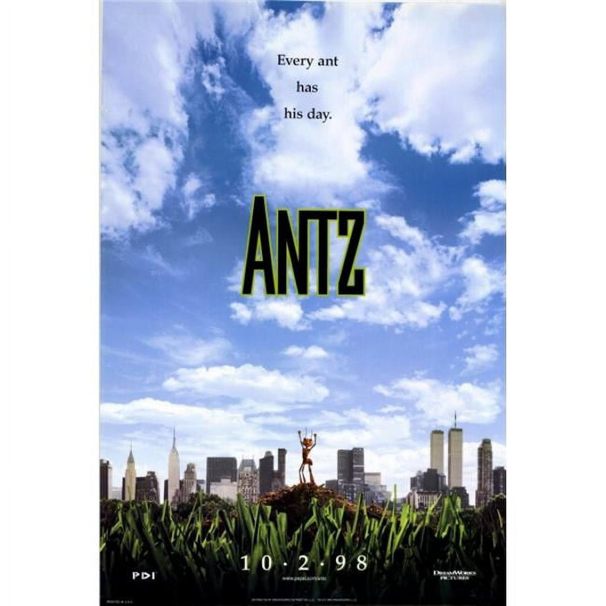 Antz Movie Poster Print 27x40 featuring vibrant animated characters.