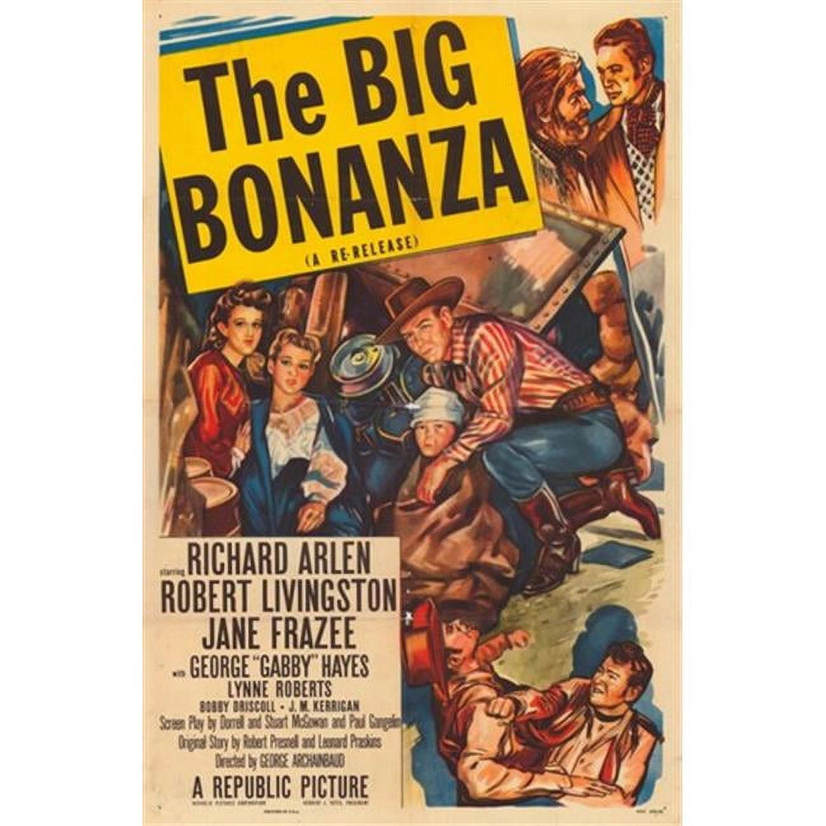 The Big Bonanza Movie Poster 11x17 print showcasing vibrant colors and cinematic excitement.