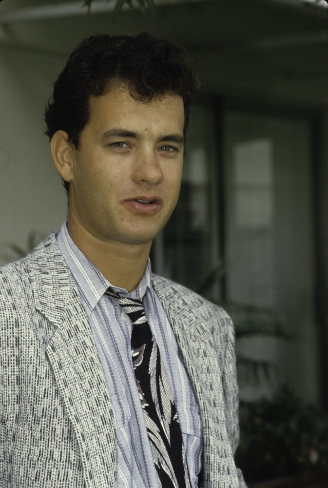 Tom Hanks iconic photo print showcasing the beloved actor.