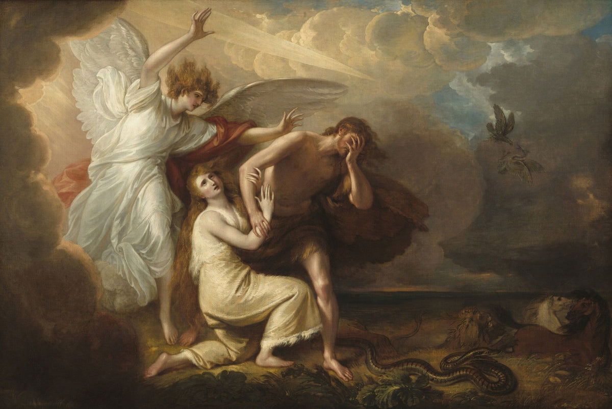 Expulsion of Adam and Eve from Paradise Poster Print