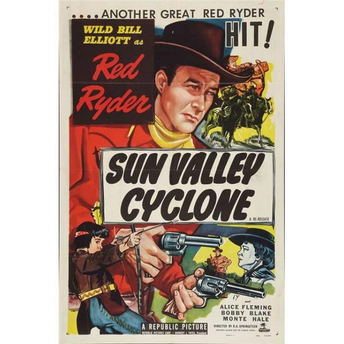 Sun Valley Cyclone Movie Poster Print 27x40