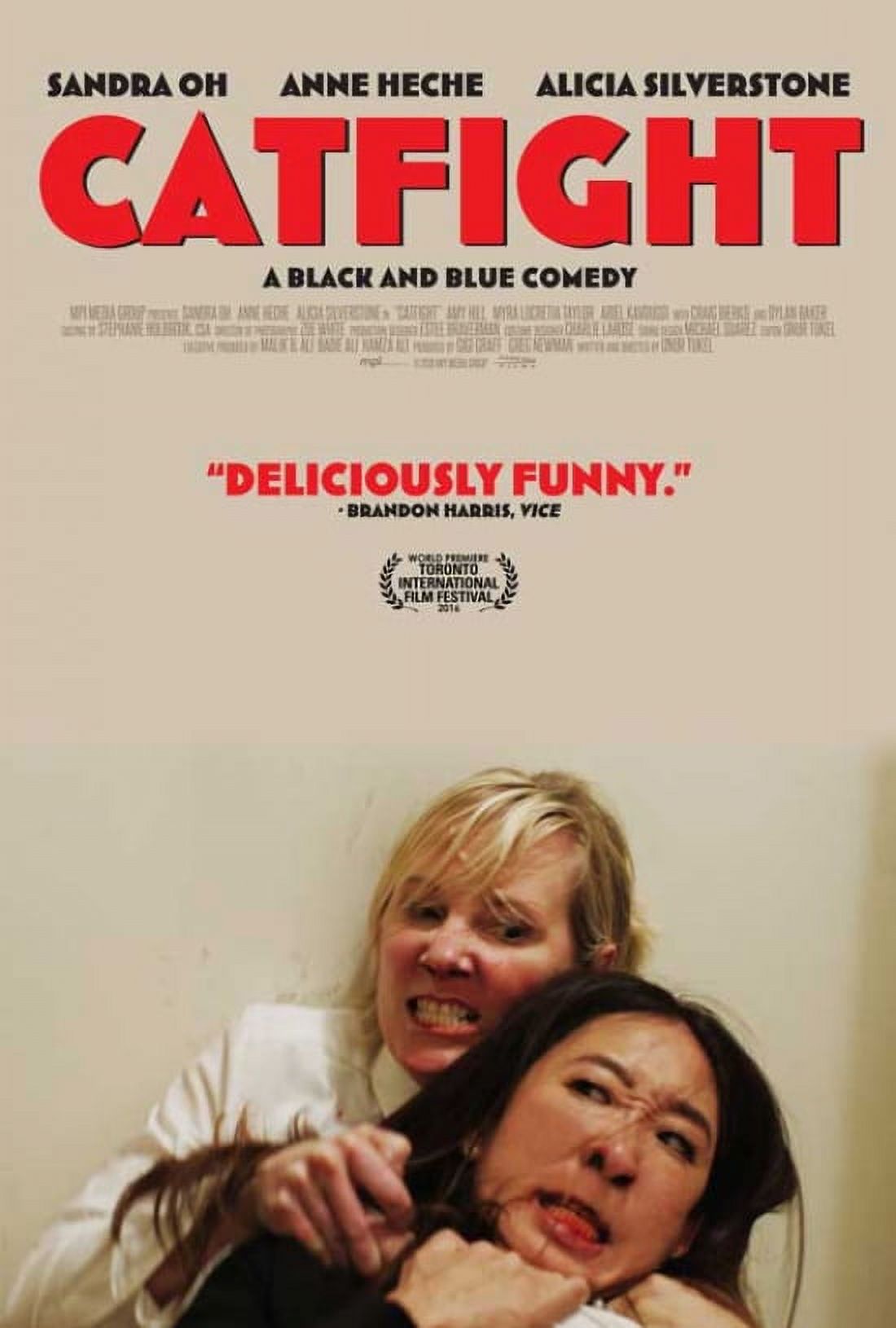 Catfight Movie Poster 27x40 vibrant print for home decor.