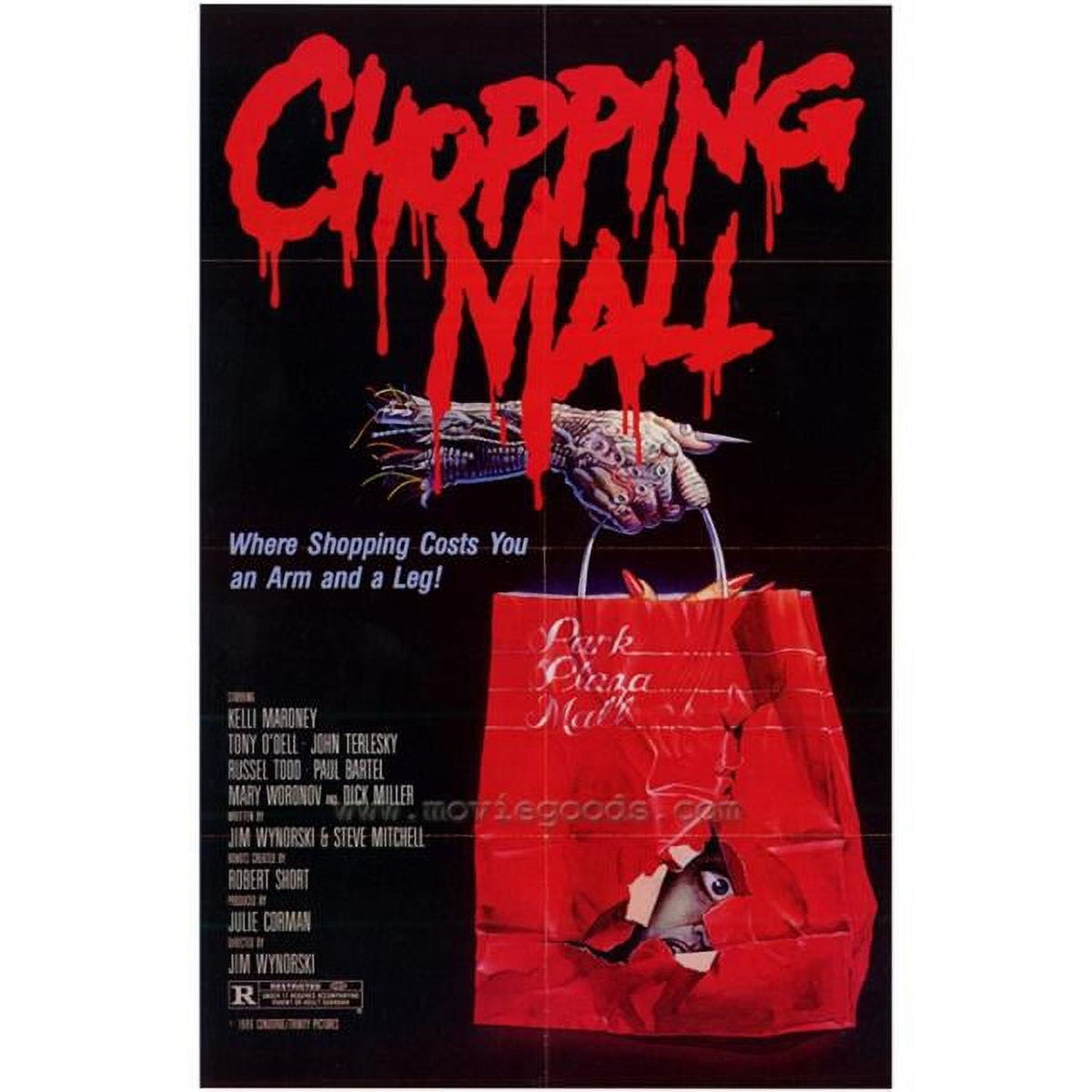 Chopping Mall Movie Poster Print 27x40 - Retro Horror Art