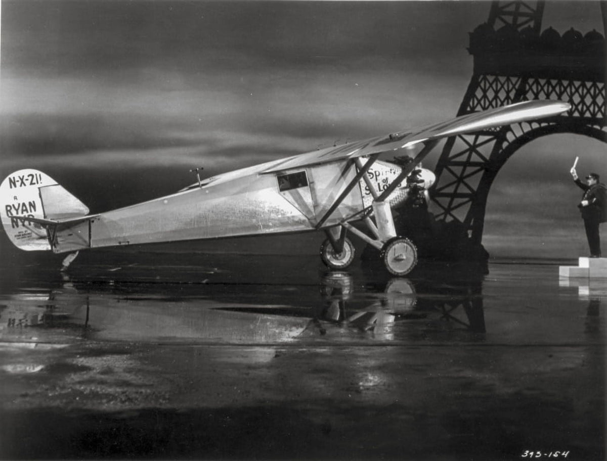 Spirit of Saint Louis Plane Portrait Photo Print