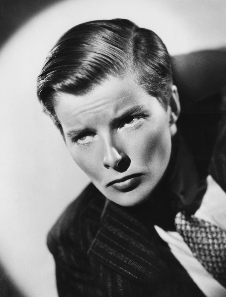 Sylvia Scarlett photo print featuring Katharine Hepburn from the 1935 film.