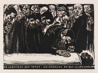 Gedenkblatt für Karl Liebknecht Poster Print by Käthe Kollwitz