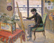 Interior of the Studio art print by Lucien Pissarro, premium poster.
