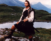Liam Neeson wearing a kilt in Rob Roy photo print.