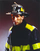 William Baldwin posed in fireman outfit photo print