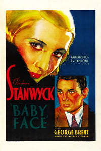 Barbara Stanwyck and George Brent 1933 Movie Poster Print