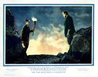 Frankenstein Movie Lobby Card featuring Colin Clive and Boris Karloff, 1931