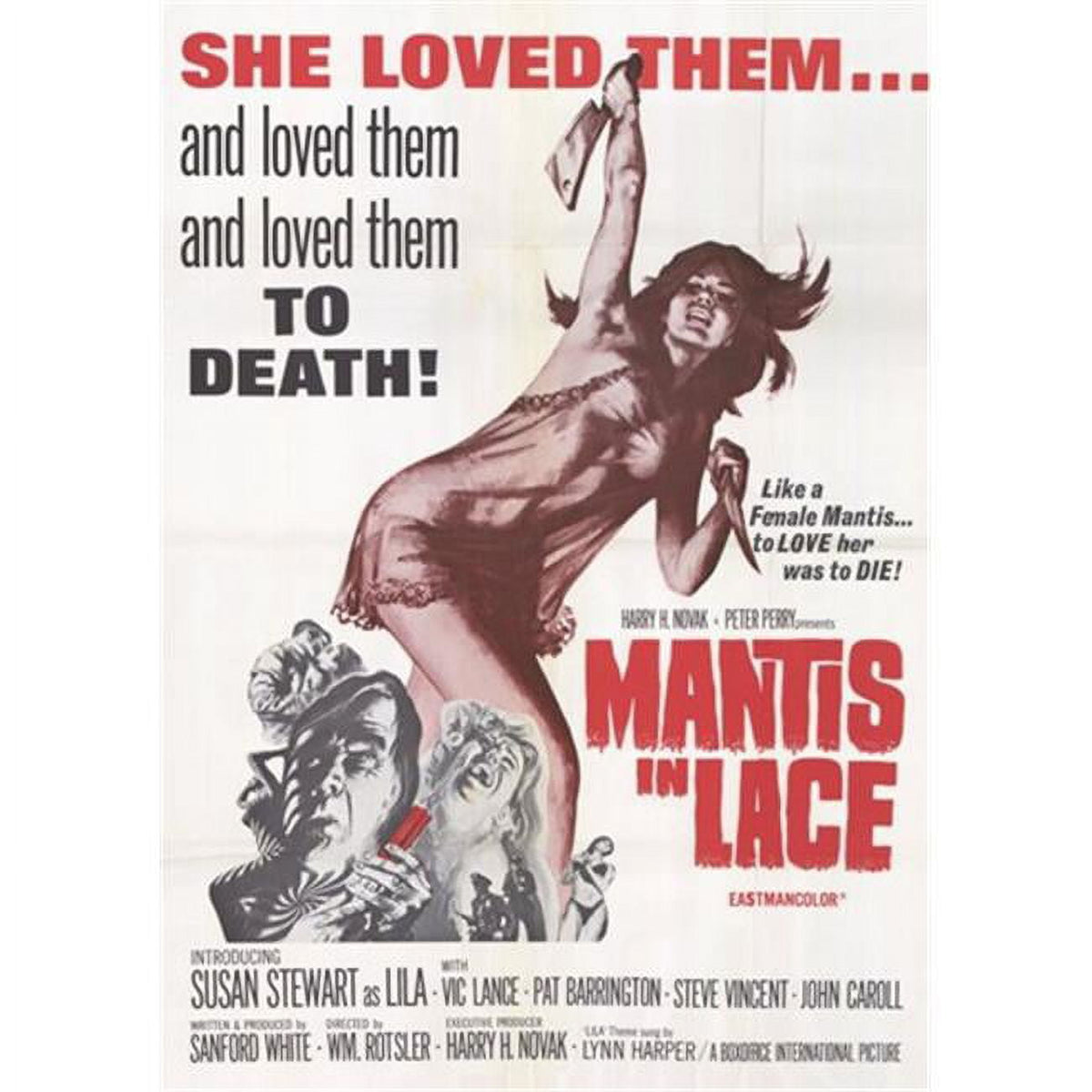 Mantis In Lace Movie Poster 11x17 Print