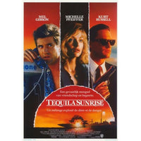 Tequila Sunrise Movie Poster 11x17 print with vibrant colors.